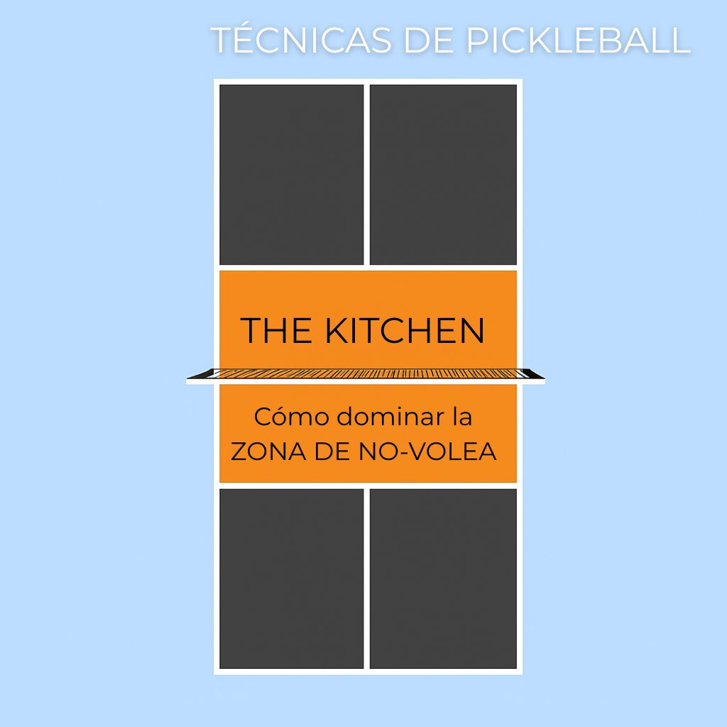 Técnicas de Pickleball: cómo dominar la zona de no-volea (la kitchen)